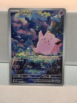 The Pokemon Company Pokemon TCG Clefairy 094/088 Sv09 Holo IR Basic 70 HP - Image 1