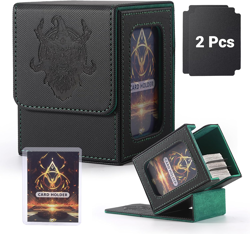 Premium MTG Deck Box with Playmat and Dice Tray, Holds 5 Display Deck Case or 80 744759163837 - Image 1