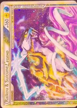Pokemon Raikou & Suicune Legend 92/95 Top HGSS Unleashed Holo Rare NM/LP - Image 3