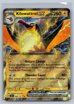 KILOWATTREL EX 068/191 DOUBLE RARE SURGING SPARKS POKEMON HOLO NEAR MINT - Image 1