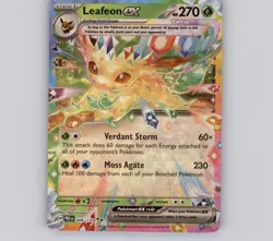 Leafeon ex 006/131 Holo Double Rare Prismatic Evolutions NM Pokemon - Image 1