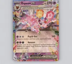Espeon ex 034/131 Holo Double Rare Prismatic Evolutions NM Pokemon - Image 1