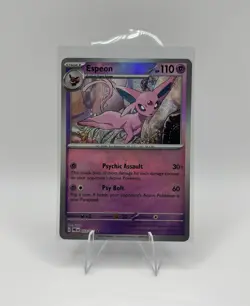 Espeon 033/131 Master Ball Prismatic Evolutions Rare Holo Eng Pokemon TCG - Image 1