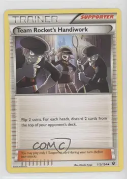 Team Rocket's Handiwork Pokemon XY Fates Collide #112 - Image 1