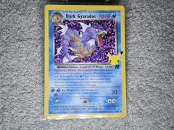 Pokemon TCG Dark Gyarados 8/82 Team Rocket Holo Rare 70 HP English 2000 - Image 1