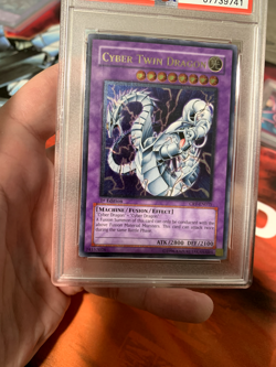 Yugioh Cyber Twin Dragon Ultimate Rare 1st Edition CRV-EN035 - PSA 7 NM - Image 5
