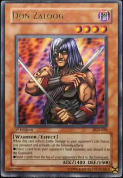 Yu-Gi-Oh! Don Zaloog PGD-029 1.Edition Ultra Rare [EX-NM] OG Print | EN 2003 - Image 1