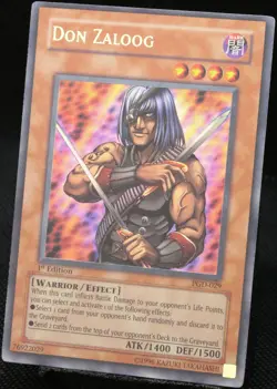 Yu-Gi-Oh! Don Zaloog PGD-029 1.Edition Ultra Rare [EX-NM] OG Print | EN 2003 - Image 3