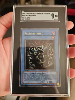 Yu-Gi-Oh! TCG Relinquished Pegasus SDP-001 Ultra Rare 1st Edition - Image 1