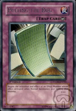 Pulling the Rug STON-EN060 R Strike of Neos Yu-Gi-Oh 1st Edition NM/M - Image 2
