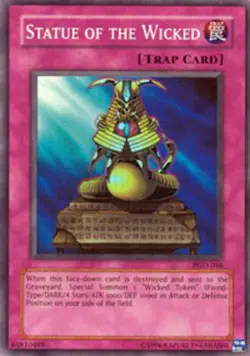 Statue of the Wicked - PGD-046 - Super Rare - Unlimited Edition - Heavily Played - Image 1