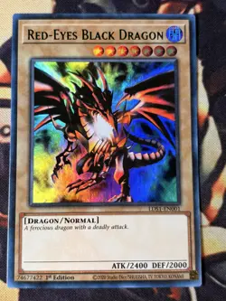Yugioh: Red-Eyes Black Dragon - LDS1-EN001 - Ultra Rare - 1st Edition (Green) NM - Image 1