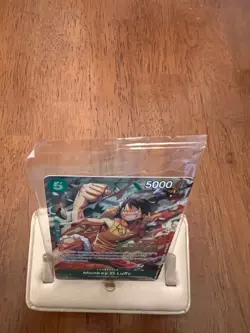 One Piece Release Event Winner Card Monkey.D.Luffy P-135 P Foil - Image 2