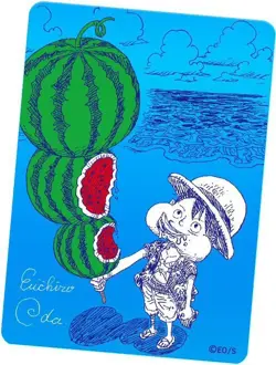 ​[PRESALE] ONE PIECE Metakira Card Luffy Watermelon NatsuComi 2026 Promo Foil - Image 1