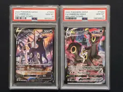 Umbreon V TG 22 and Umbreon VMAX TG23 Brilliant Stars - PSA 10 - Image 1