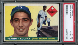 BB - 1955 - Topps - #123 - Sandy Koufax - PSA 4 - VG-EX - Image 1