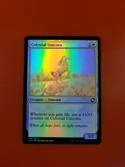1x Celestial Unicorn | FOIL | Forgotten Realms | MTG Magic Cards - Image 3