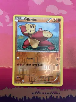 Pokemon Card Mienfoo Noble Victories Reverse Holo 69/101 Near Mint - Image 1