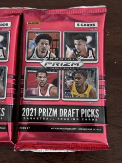 4 Blaster Pack Lot NBA Panini 2022 Basketball Draft Pick Card Cade Cunningham RC - Image 2