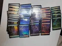 36x Foil Plains Island F M S (full Art) M/NM Magic MTG Marvel's Spider-man - Image 1