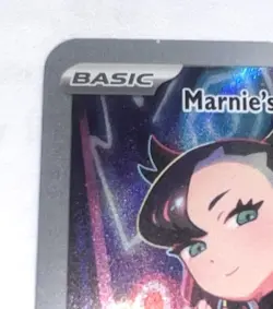 Pokemon Marnie's Morpeko 206 Black Star Promo Card Near Mint Condition TCG Cute - Image 2