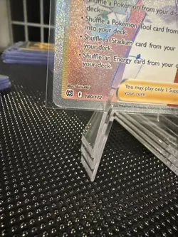 Pokemon Cards Roseanne’s Backup 180/172 Full Art Rainbow Brilliant Stars - (NM) - Image 4