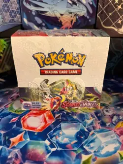 Pokemon Scarlet And Violet Base Set Booster Box Sealed English TCG Cards - Image 1
