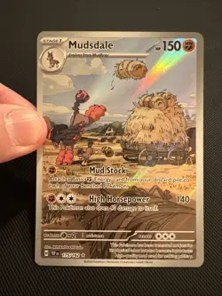 Mudsdale Illustration Rare Temporal Forces Pokemon Card 175/162 Near Mint - Image 2
