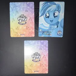 Kayou MLP Foil Holo Character 3 card Lot with 3 bonus cards rainbow dash rarity - Image 3