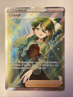 Cheryl 159/163 Ultra Rare 2021 Pokemon Battle Styles Full Art Trainer Card - Image 1