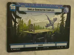 STAR WARS UNLIMITED JTL SHIELD GENERATOR COMPLEX Hyperspace Card NM - Image 1