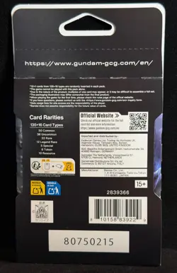 Lot of 3! - GUNDAM Card Game - PHANTOM ARIA GD04 - Booster Packs - New! Sealed! - Image 4