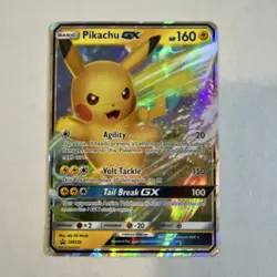 Pokemon Company Pikachu GX SM232 Holo Promo Pokemon TCG Card English HP 160 - Image 1