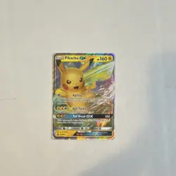 Pokemon Company Pikachu GX SM232 Holo Promo Pokemon TCG Card English HP 160 - Image 3
