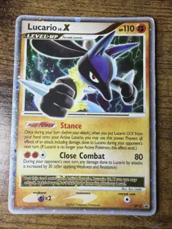 Pokemon TCG Lucario LV.X Holo Card DP12 DP Promo ENG - Image 1