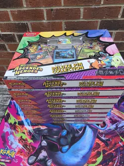 Pokemon TCG Ascended Heroes First Partners Deluxe Pin Collection Factory Sealed - Image 4