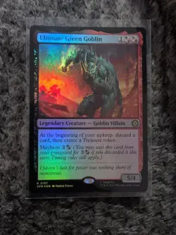 Ultimate Green Goblin 157 MTG Marvel's Spider-Man FOIL NM/M - Image 1