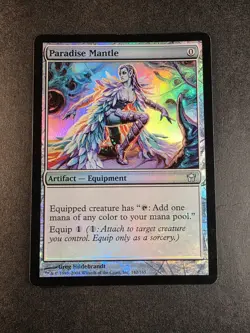 Paradise Mantle FOIL Fifth Dawn MTG Magic the Gathering 2004 - Image 1