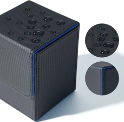 MTG Deck Box - PU Leather Magnetic Card Storage Box for TCG, CCG, Durable & Styl 7445049124189 - Image 5