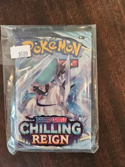 Chilling Reign Sword & Shield Pokemon TCG Booster Pack - One (1) Pack 820650818462 - Image 1