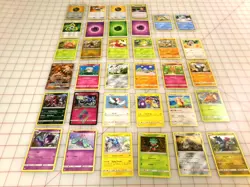 POKEMON CARDS - Lot of 34 Cards - Not used in play but Opened/Looked through. - Image 1