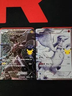 Pokemon Celebrations Zekrom #114+ Reshiram #113 Full Arts - Image 1