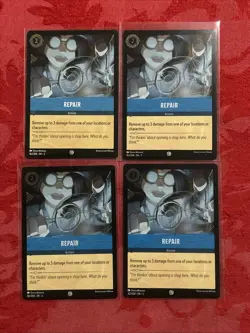 4x FOIL Disney Lorcana: Into The Inklands - Repair - 162/204 - FOIL x4 - Image 1