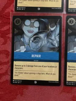 4x FOIL Disney Lorcana: Into The Inklands - Repair - 162/204 - FOIL x4 - Image 4
