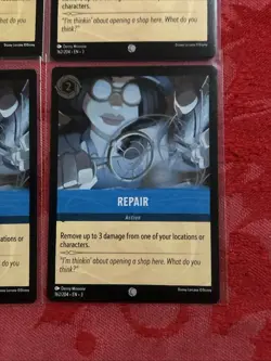 4x FOIL Disney Lorcana: Into The Inklands - Repair - 162/204 - FOIL x4 - Image 5