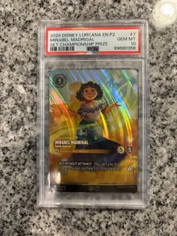 Lorcana Mirabel Madrigal Family Gatherer | Championship Prize Promo | PSA 10 - Image 1