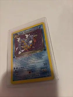 Team Rocket 1st Edition Dark Gyarados Holo 8/82 Pokemon TCG 70 HP Stage 1 LP - Image 3