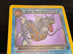 Dark Gyarados 8/82 Team Rocket Holo Rare Pokemon TCG HP - Image 3