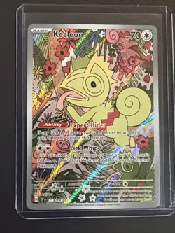 Pokemon Kecleon TCG Illustration Rare Holo Card 213/191 Surging Sparks - Image 1