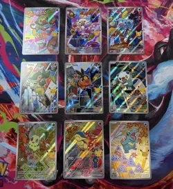 Pokemon TCG Series 2 First Partner Illustration Complete Set 9 cards - Image 1